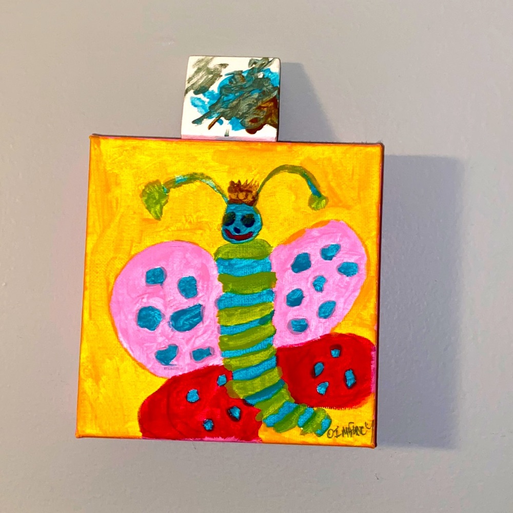 Small butterfly painting